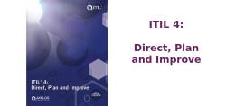 آموزش ITIL v4 Direct Plan and Improve